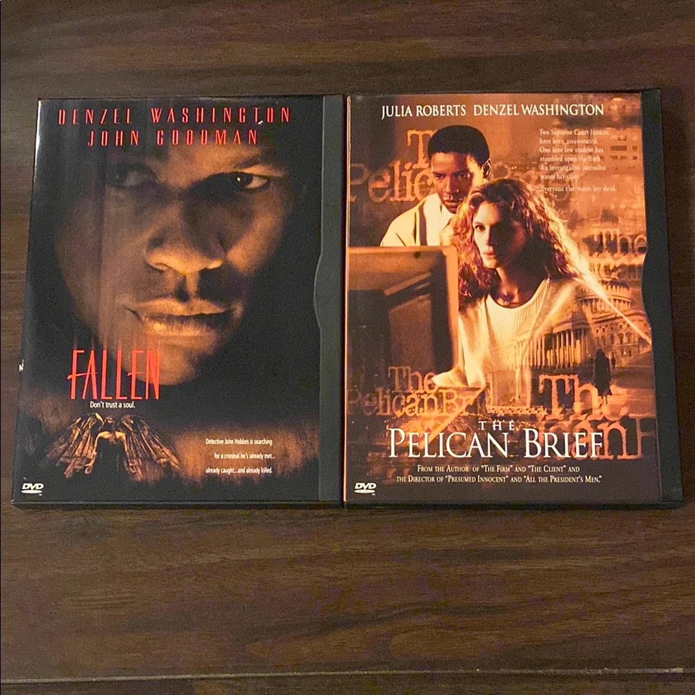 Denzel Washington: Fallen and The Pelican Brief DVD Set Works